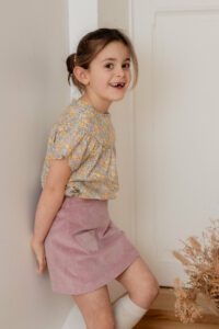 patron couture de la jupe LILI pour les filles du 4 au 12 ans