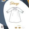 patron couture de chemise de nuit pour les filles de 2 à 12 ans