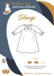 patron couture de chemise de nuit pour les filles de 2 à 12 ans