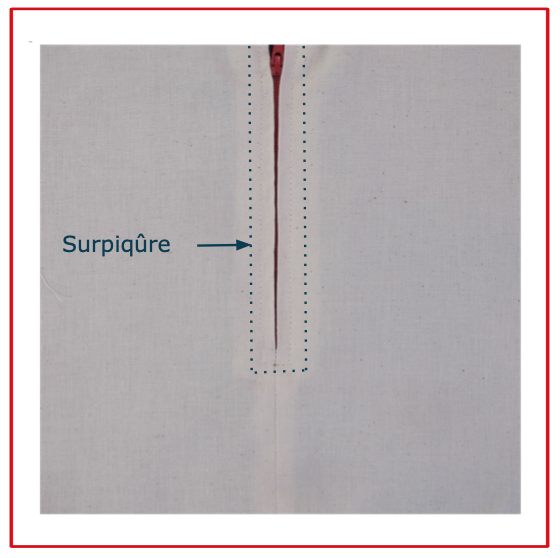 coudre un zip bord à bord