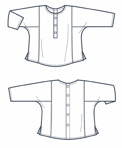 Thelma patron chemise