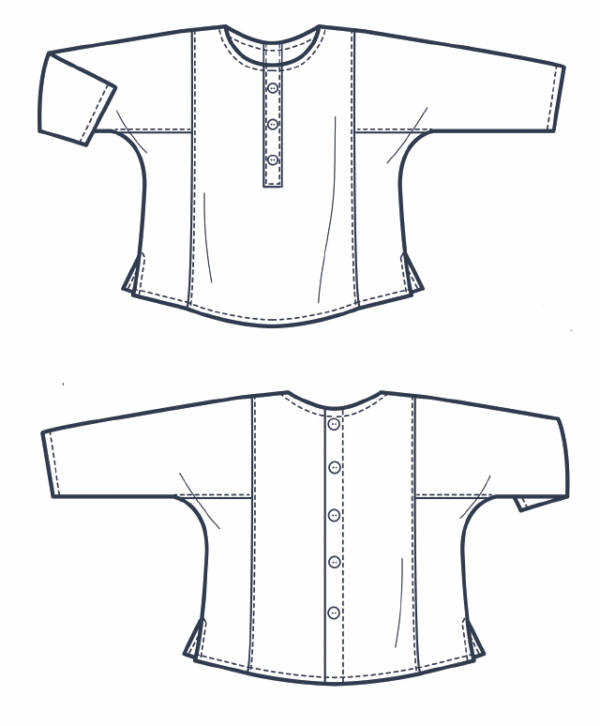 Thelma patron chemise