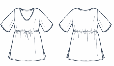 Pépita robe de plage