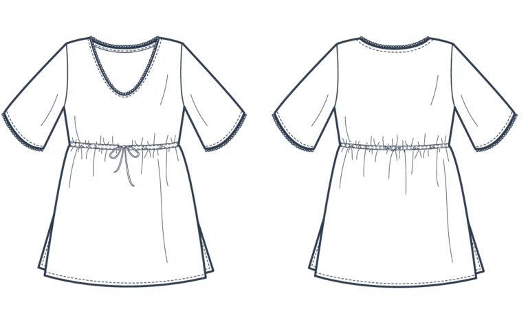 Pépita robe de plage