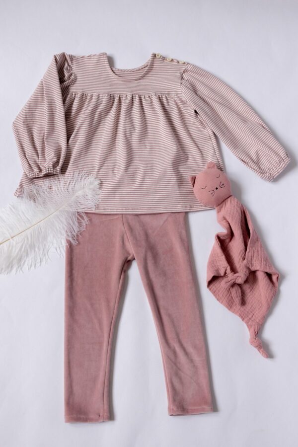 Alba pyjama raye rose