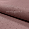 TISSU JERSEY POINTELLE ROSE ANTIQUE