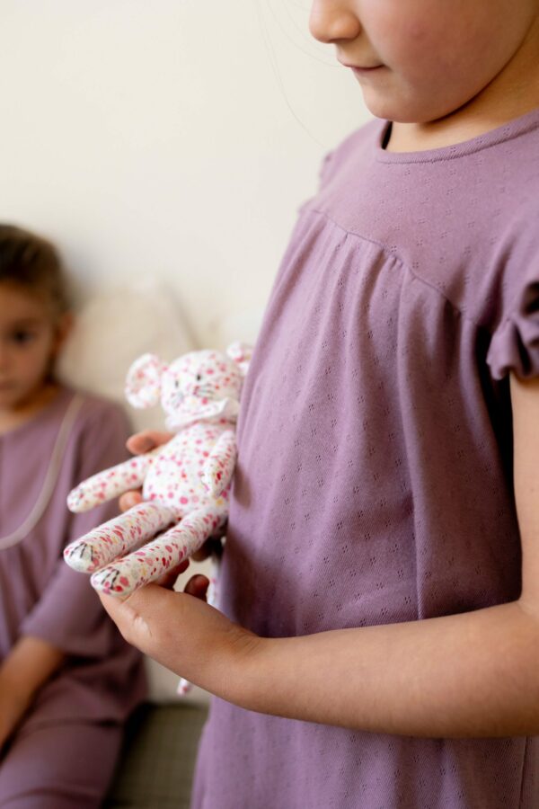 Alba chemise de nuit pointelle rose