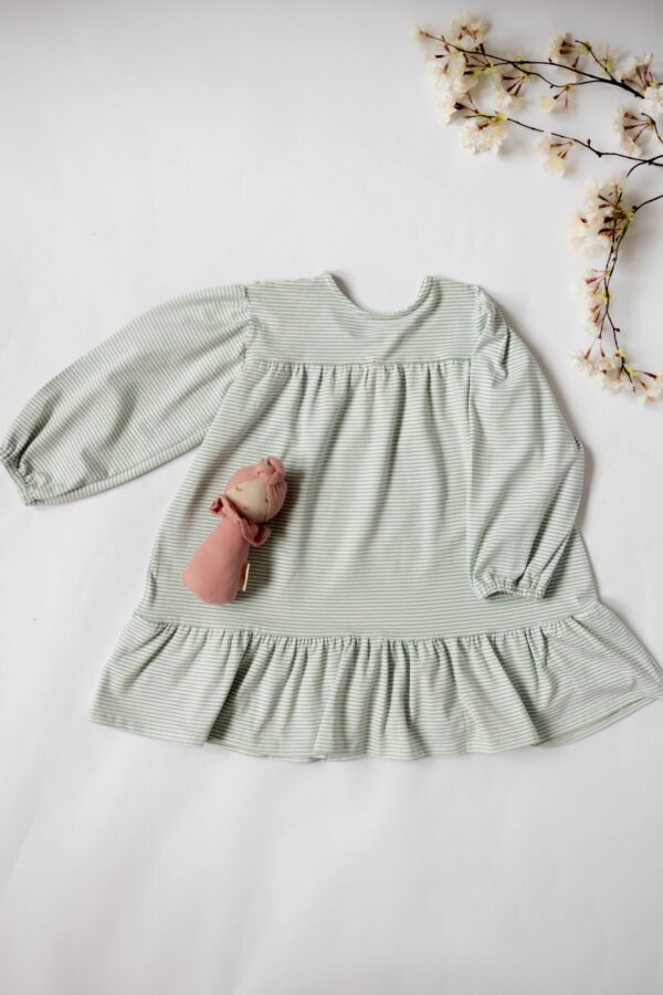 ALBA chemise de nuit rayé vert