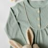 EVIE chemise de nuit pointelle céladon
