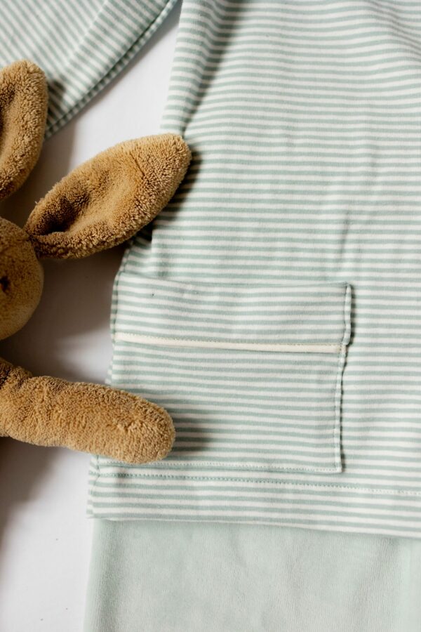 GASPARD pyj rayé vert